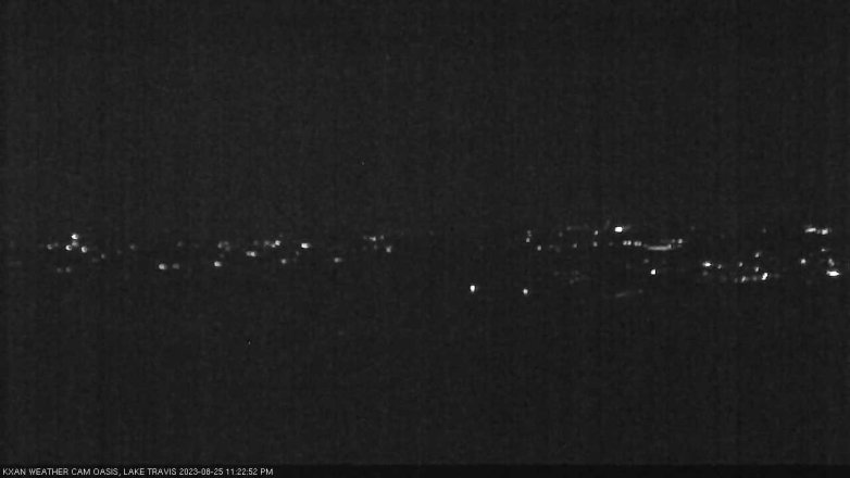 Lake Travis webcam, August 25, 2023 11:25 PM CT