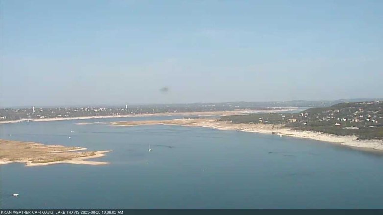 Lake Travis webcam, August 26, 2023 10:00 AM CT