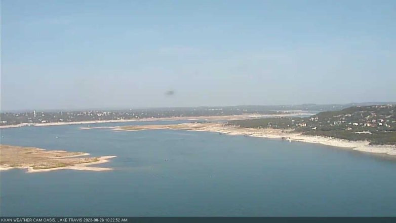 Lake Travis webcam, August 26, 2023 10:25 AM CT