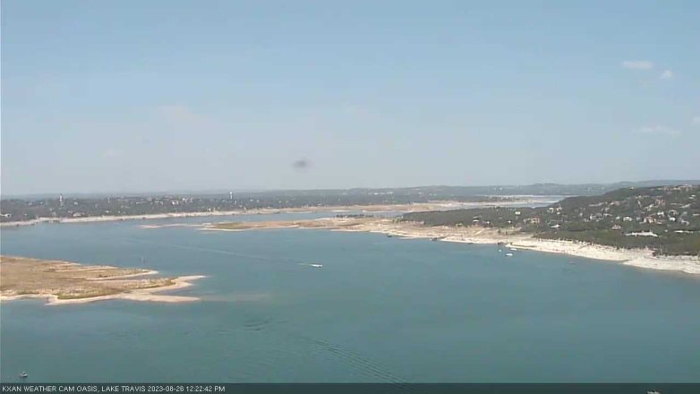 Lake Travis webcam, August 26, 2023 12:25 PM CT