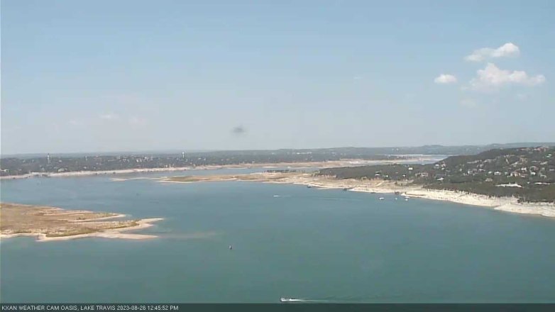 Lake Travis webcam, August 26, 2023 12:45 PM CT