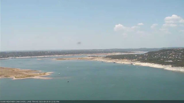 Lake Travis webcam, August 26, 2023 1:25 PM CT