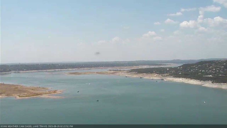 Lake Travis webcam, August 26, 2023 2:25 PM CT