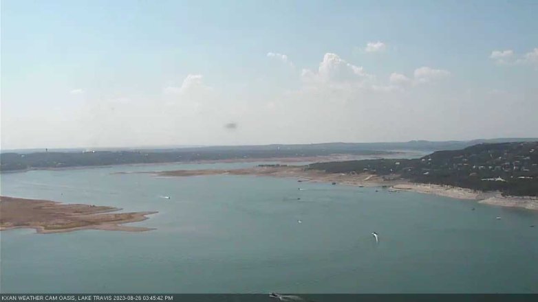 Lake Travis webcam, August 26, 2023 3:45 PM CT