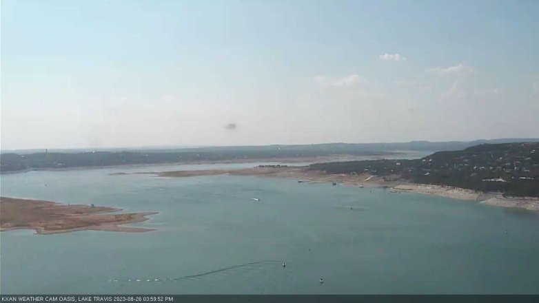 Lake Travis webcam, August 26, 2023 4:00 PM CT