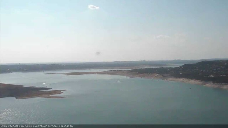 Lake Travis webcam, August 26, 2023 4:45 PM CT