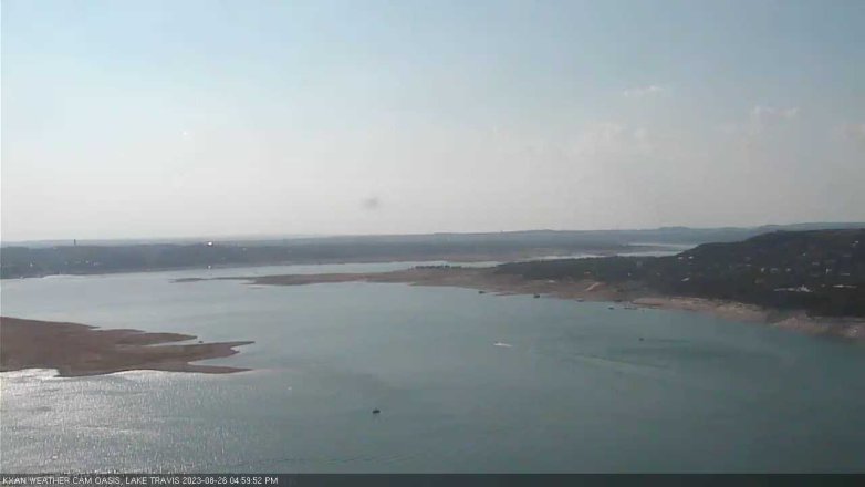 Lake Travis webcam, August 26, 2023 5:00 PM CT