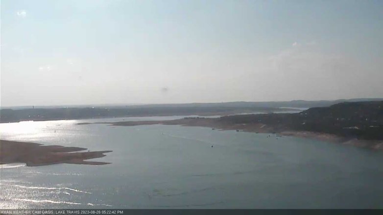 Lake Travis webcam, August 26, 2023 5:25 PM CT