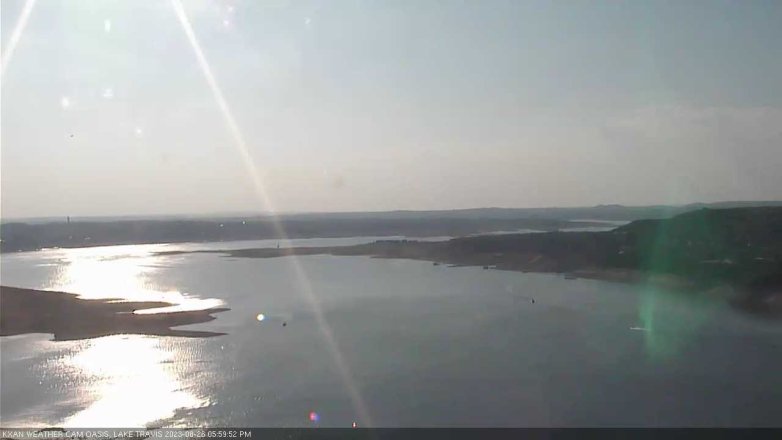 Lake Travis webcam, August 26, 2023 6:00 PM CT