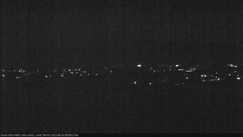 Lake Travis webcam, August 26, 2023 9:00 PM CT