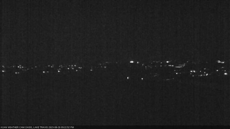 Lake Travis webcam, August 26, 2023 9:25 PM CT
