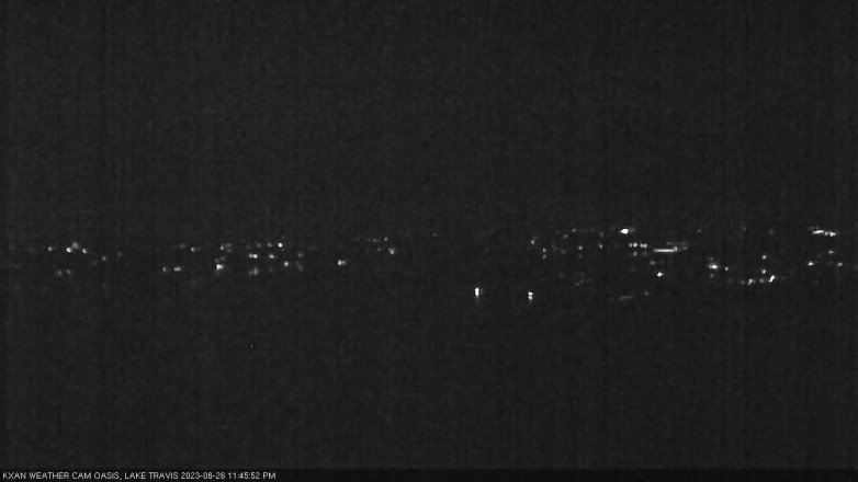 Lake Travis webcam, August 26, 2023 11:45 PM CT