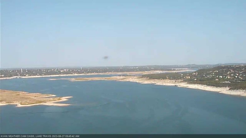 Lake Travis webcam, August 27, 2023 9:45 AM CT