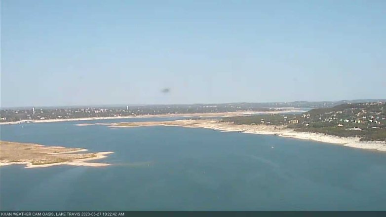 Lake Travis webcam, August 27, 2023 10:25 AM CT