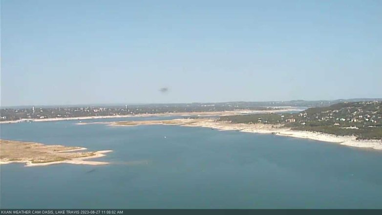 Lake Travis webcam, August 27, 2023 11:00 AM CT