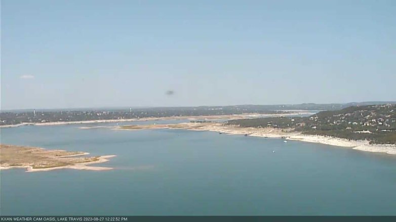 Lake Travis webcam, August 27, 2023 12:25 PM CT