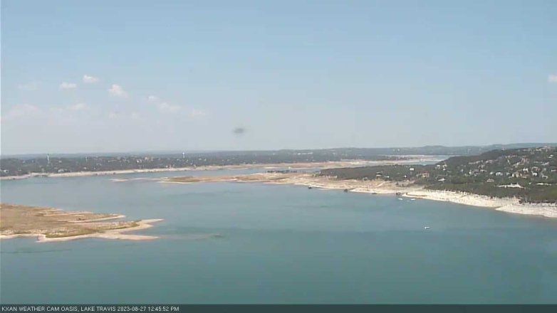 Lake Travis webcam, August 27, 2023 12:45 PM CT