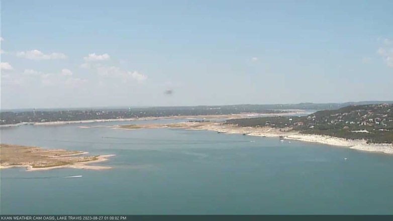 Lake Travis webcam, August 27, 2023 1:00 PM CT