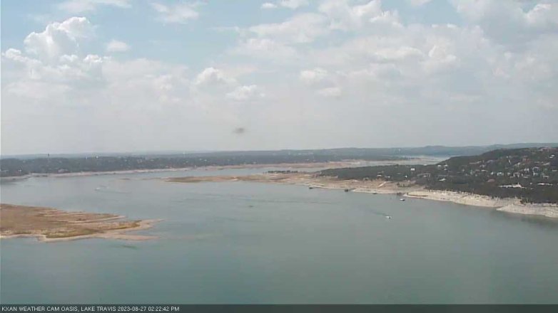 Lake Travis webcam, August 27, 2023 2:25 PM CT