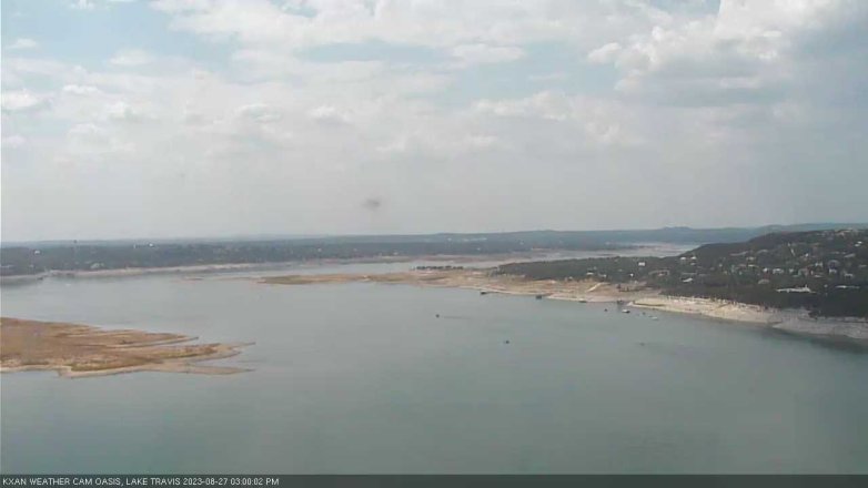 Lake Travis webcam, August 27, 2023 3:00 PM CT