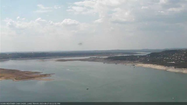 Lake Travis webcam, August 27, 2023 3:25 PM CT