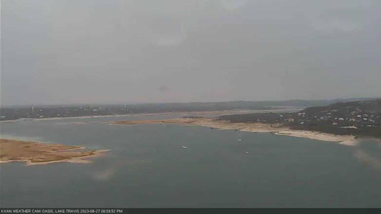 Lake Travis webcam, August 27, 2023 7:00 PM CT