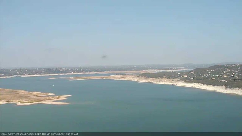 Lake Travis webcam, August 28, 2023 11:00 AM CT