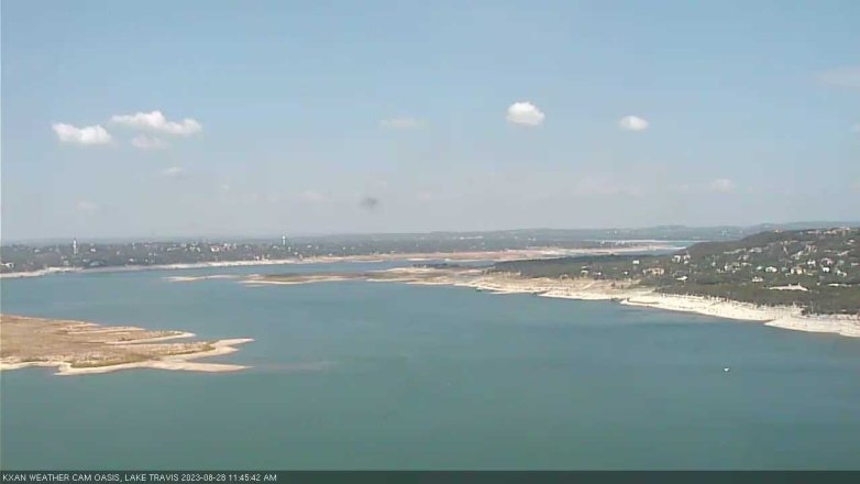 Lake Travis webcam, August 28, 2023 11:45 AM CT