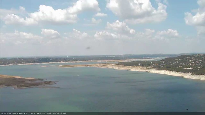 Lake Travis webcam, August 28, 2023 1:00 PM CT