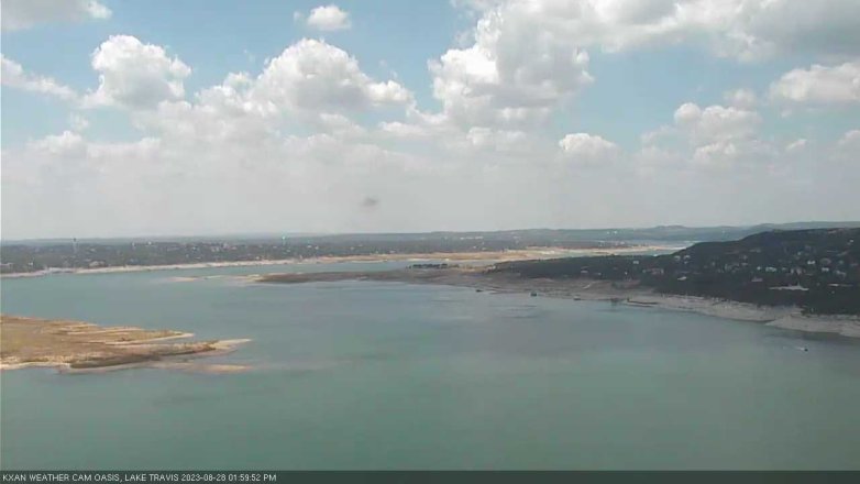Lake Travis webcam, August 28, 2023 2:00 PM CT