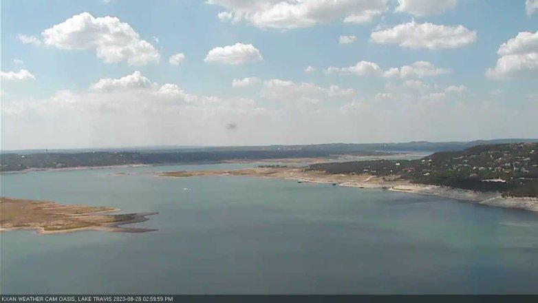 Lake Travis webcam, August 28, 2023 3:00 PM CT