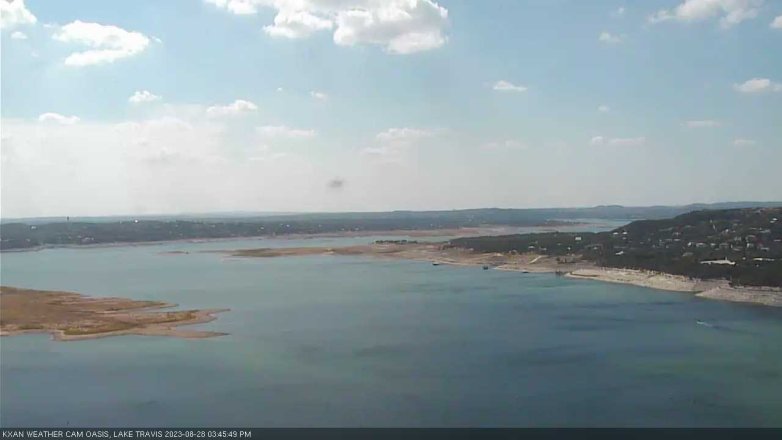 Lake Travis webcam, August 28, 2023 3:45 PM CT