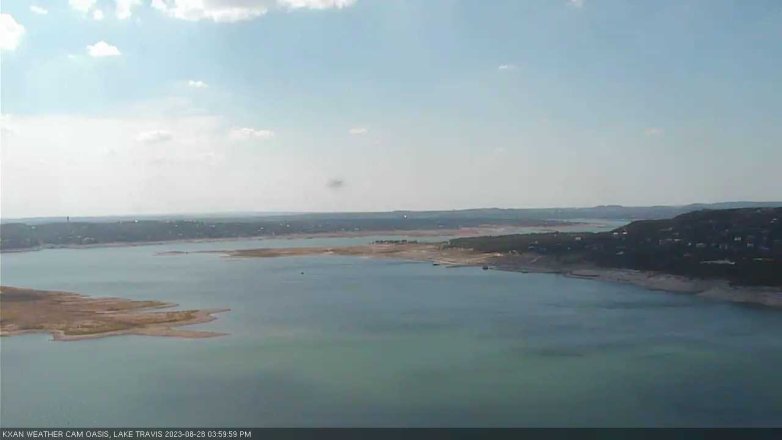 Lake Travis webcam, August 28, 2023 4:00 PM CT