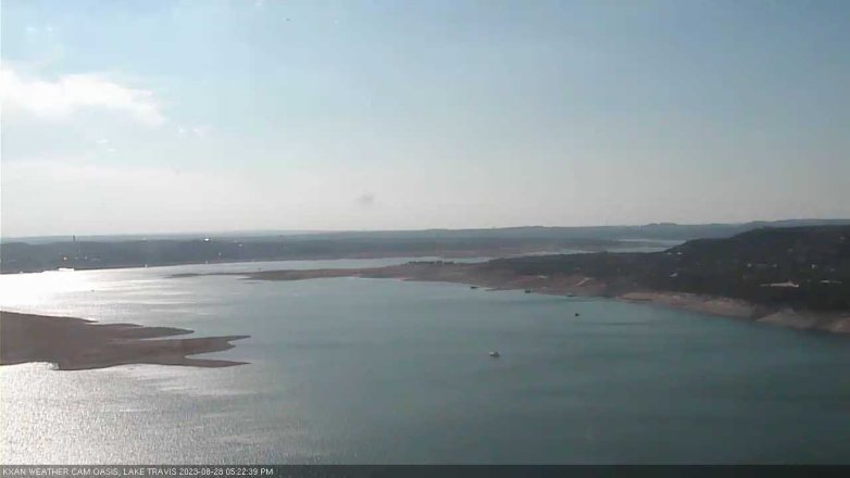 Lake Travis webcam, August 28, 2023 5:25 PM CT