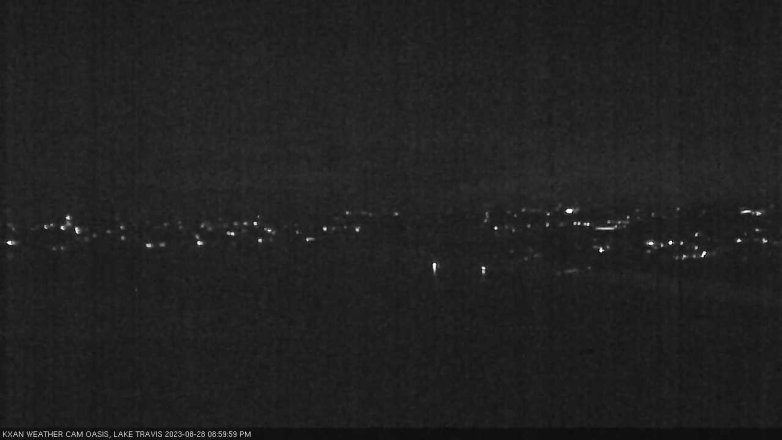 Lake Travis webcam, August 28, 2023 9:00 PM CT
