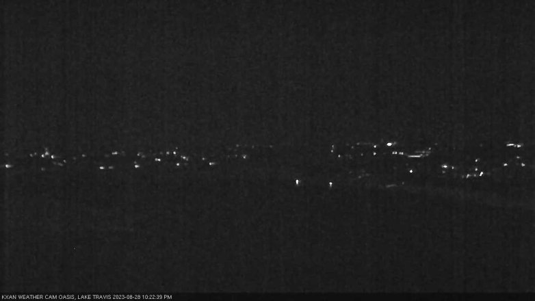 Lake Travis webcam, August 28, 2023 10:25 PM CT