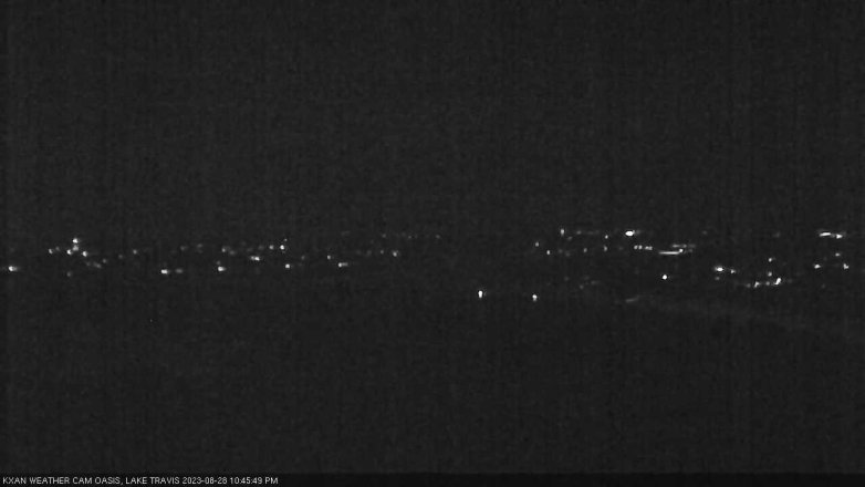 Lake Travis webcam, August 28, 2023 10:45 PM CT
