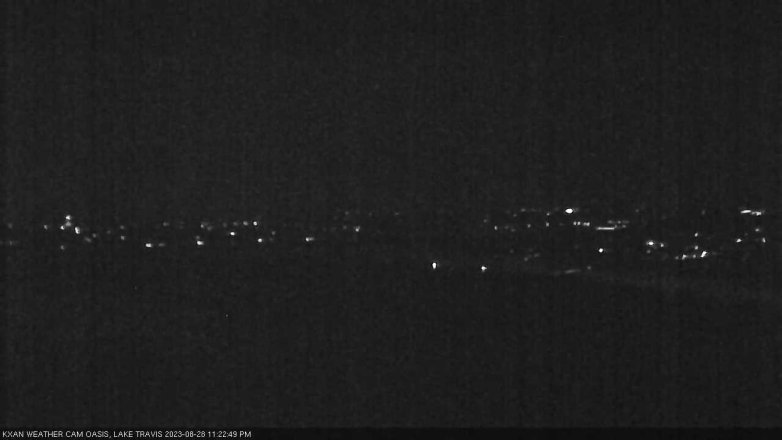 Lake Travis webcam, August 28, 2023 11:25 PM CT