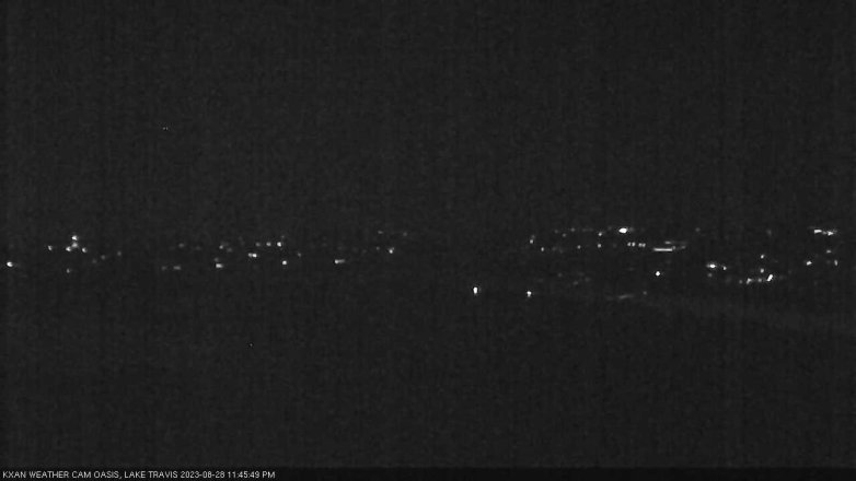 Lake Travis webcam, August 28, 2023 11:45 PM CT