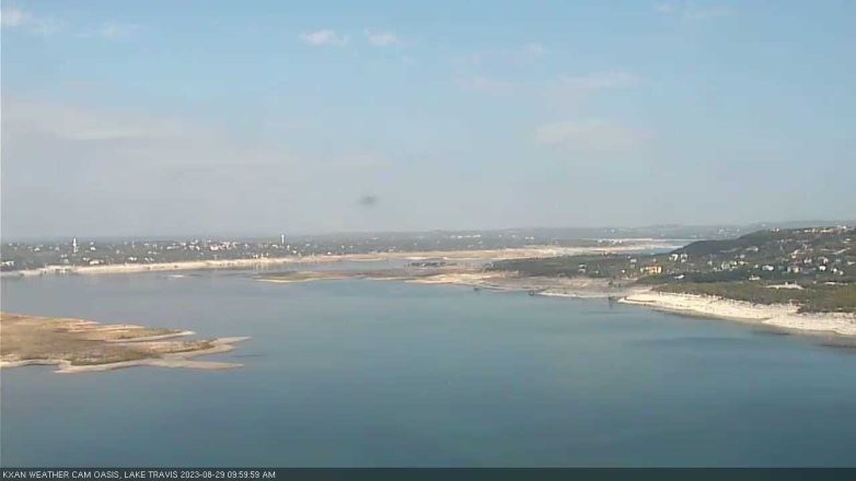 Lake Travis webcam, August 29, 2023 10:00 AM CT