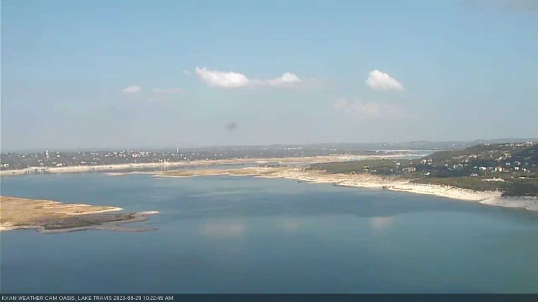 Lake Travis webcam, August 29, 2023 10:25 AM CT