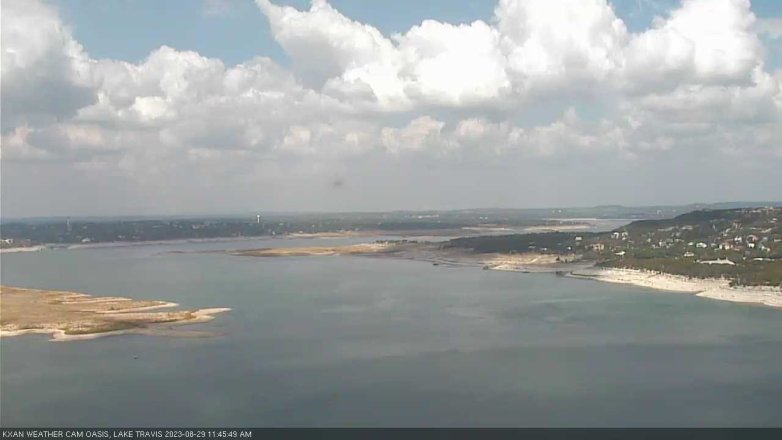 Lake Travis webcam, August 29, 2023 11:45 AM CT