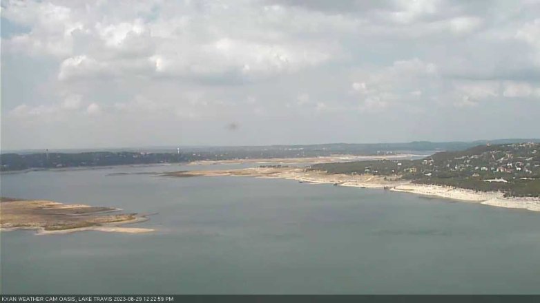 Lake Travis webcam, August 29, 2023 12:25 PM CT