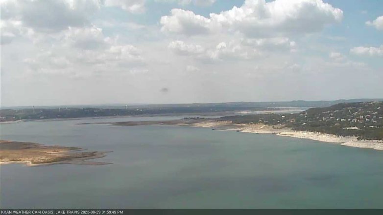 Lake Travis webcam, August 29, 2023 2:00 PM CT