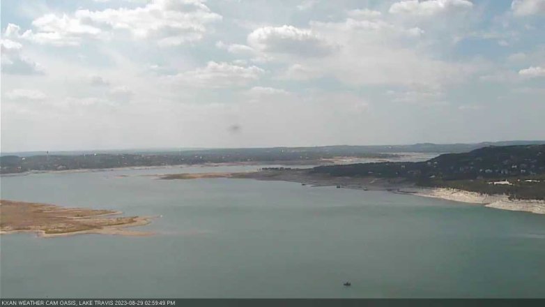 Lake Travis webcam, August 29, 2023 3:00 PM CT
