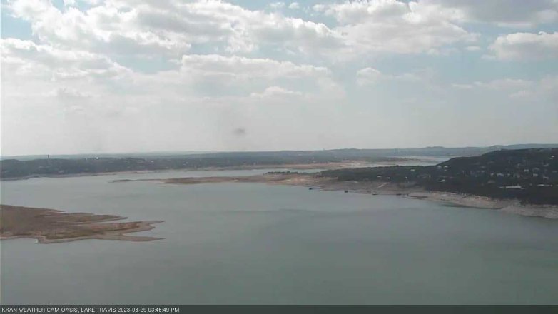 Lake Travis webcam, August 29, 2023 3:45 PM CT