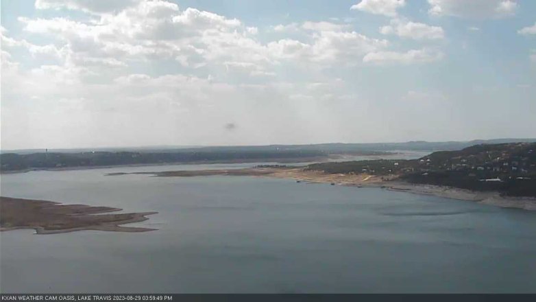 Lake Travis webcam, August 29, 2023 4:00 PM CT