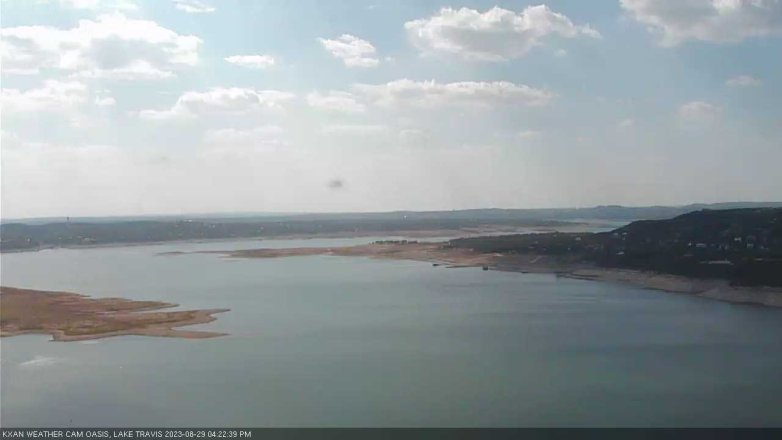 Lake Travis webcam, August 29, 2023 4:25 PM CT
