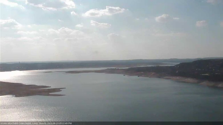 Lake Travis webcam, August 29, 2023 5:25 PM CT