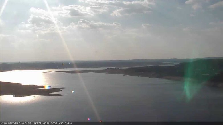 Lake Travis webcam, August 29, 2023 6:00 PM CT